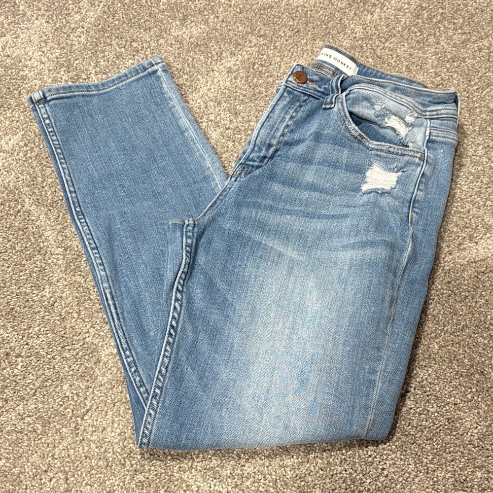 Flying Monkey Distressed Jeans